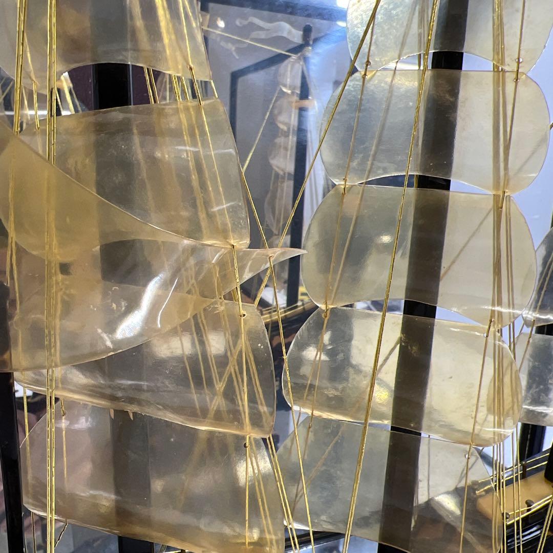 本鼈甲　オランダ船　ケース付　東Y7-1212①タトオ