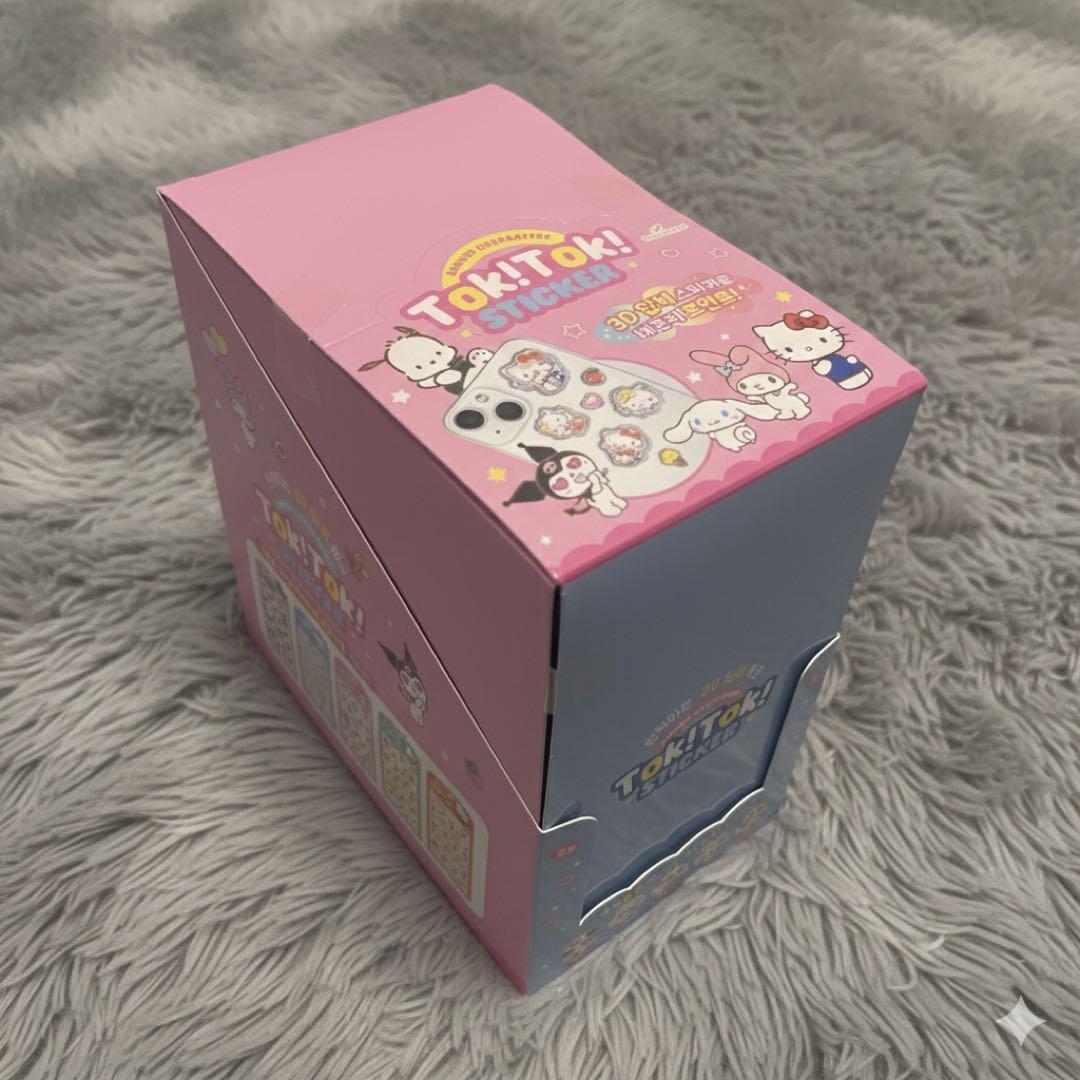 Tok!Tok! キャラクターシール BOX、各3枚5種合計15枚