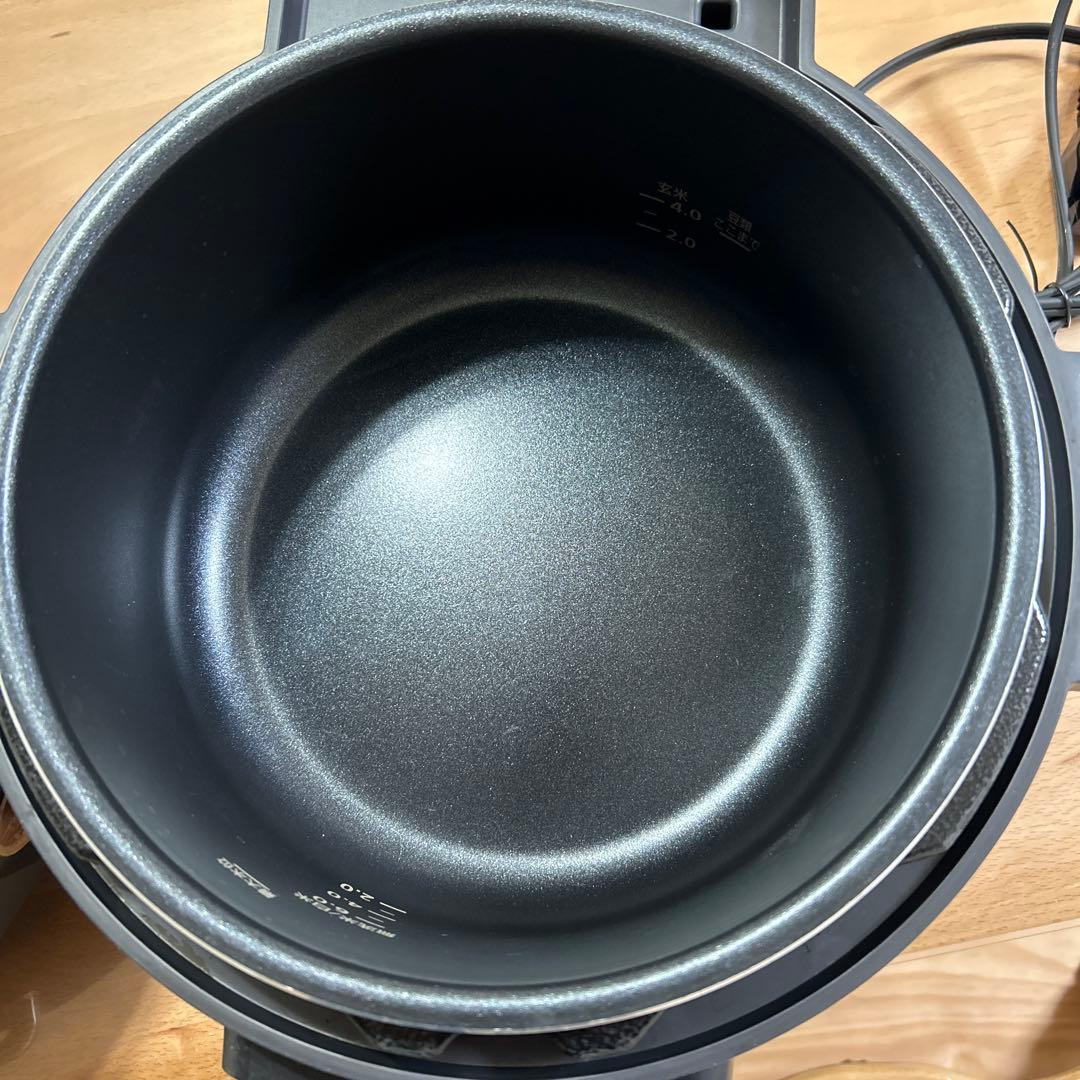 アイリスオーヤマ 電気圧力鍋 4.0L ブラック KPC-MA4-B