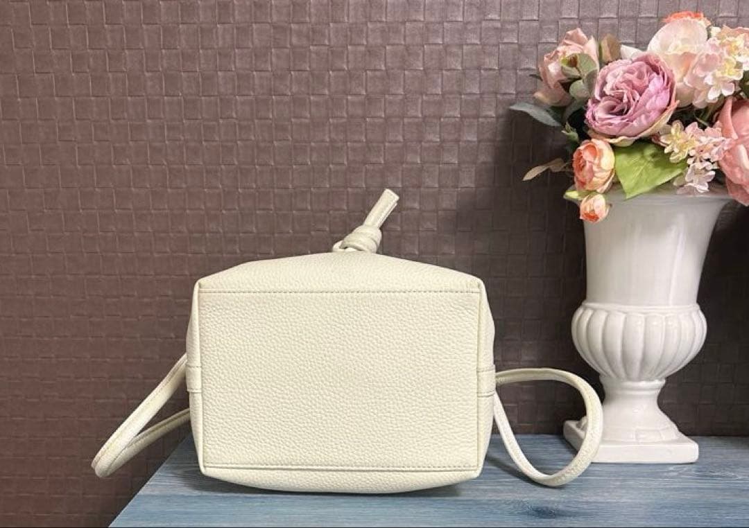 vasic bond mini アイボリー2way ショルダーバッグ