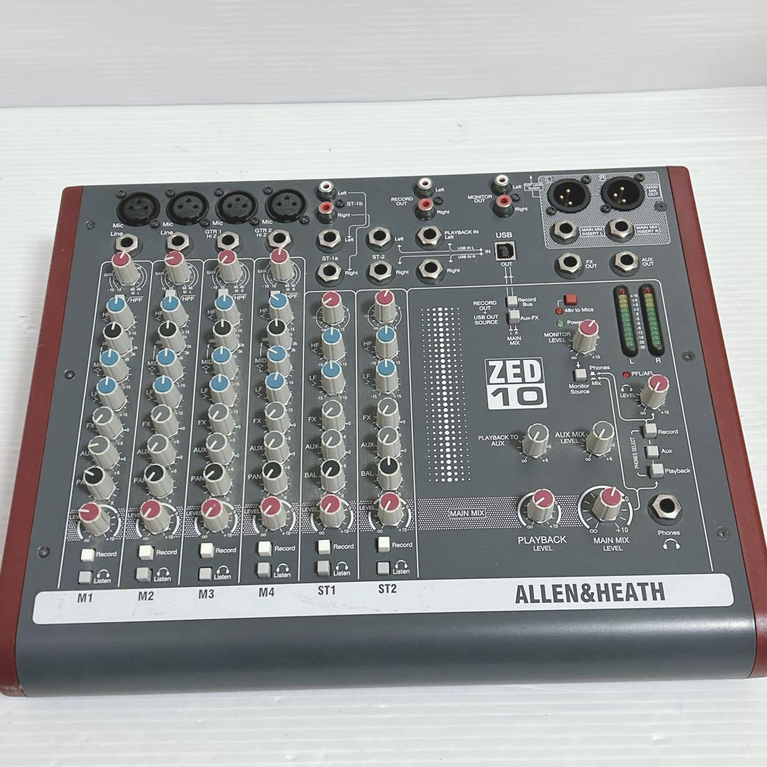 【ジャンク】　通電OK ALLEN&HEATH ZED-10 ミキサー　KORG