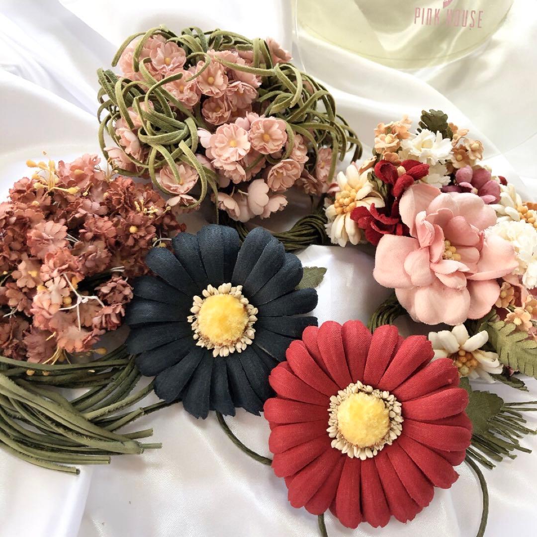 【美品】ピンクハウス カネコイサオ 5点セット 造花コサージュ フラワー