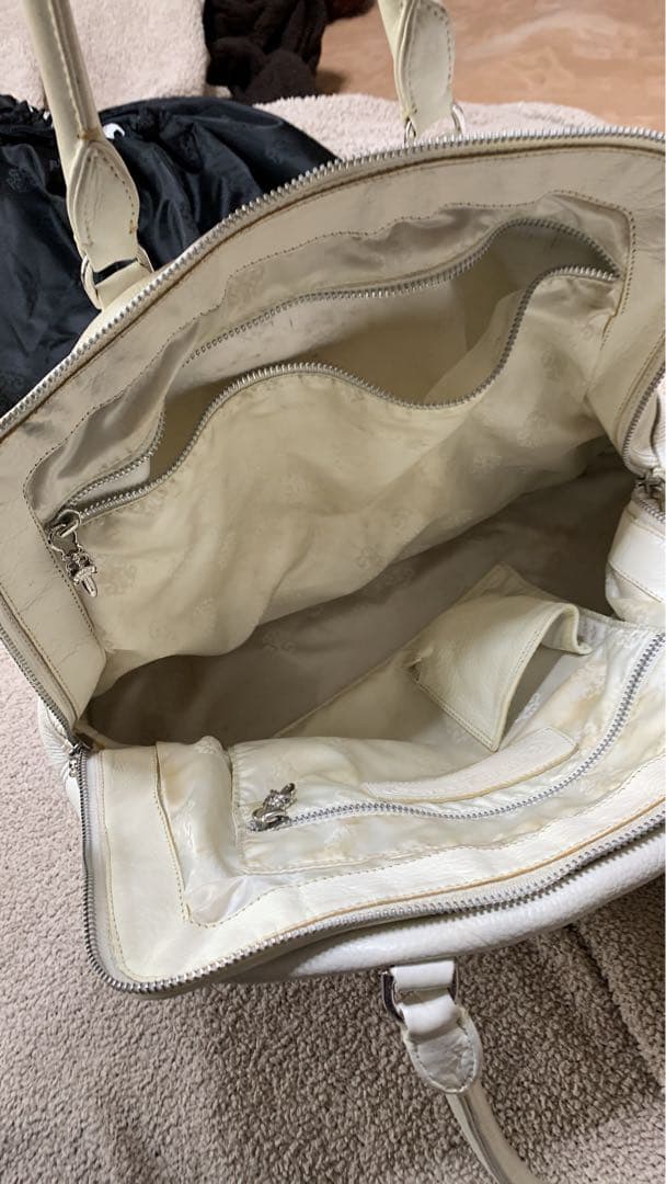 希少!!!クロムハーツホワイトバック