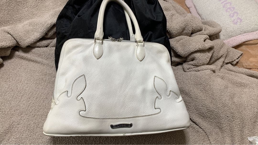 希少!!!クロムハーツホワイトバック