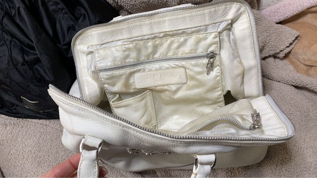 希少!!!クロムハーツホワイトバック