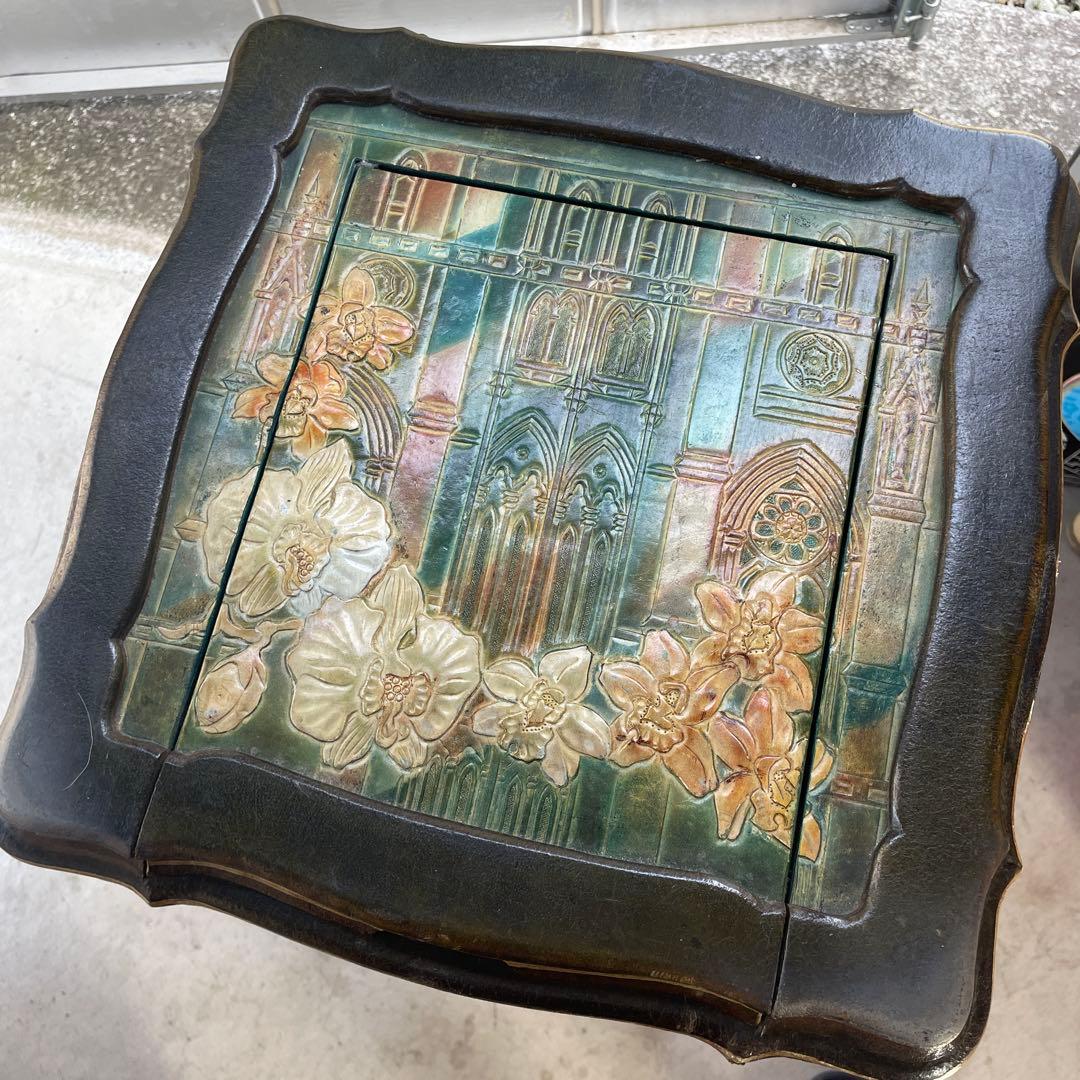 コンソールキャビネット　サイドテーブル　イタリア　アンティーク