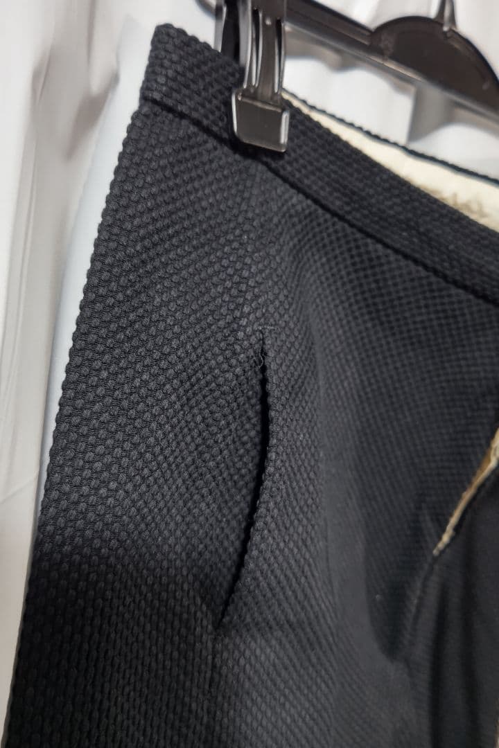 AVIALAE DROPCROTCH HEAVY WAFFLE ブラック