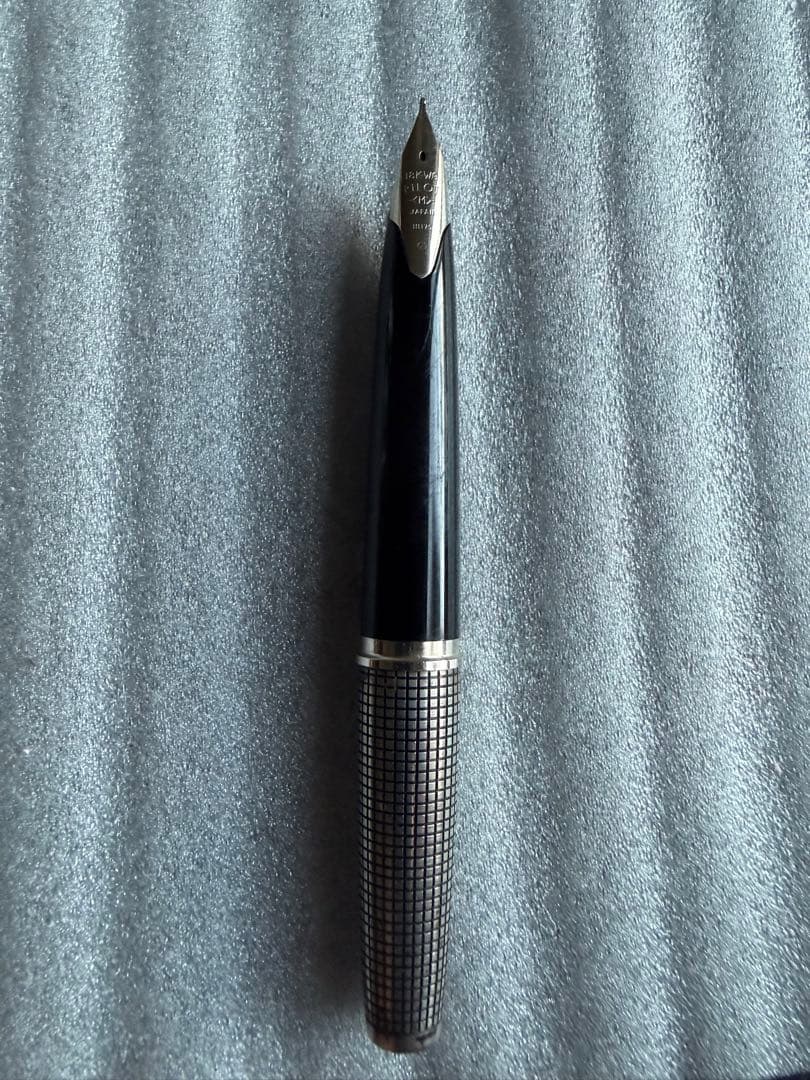 PILOT パイロット万年筆 ショート スターリングシルバー18K-WG 日本製