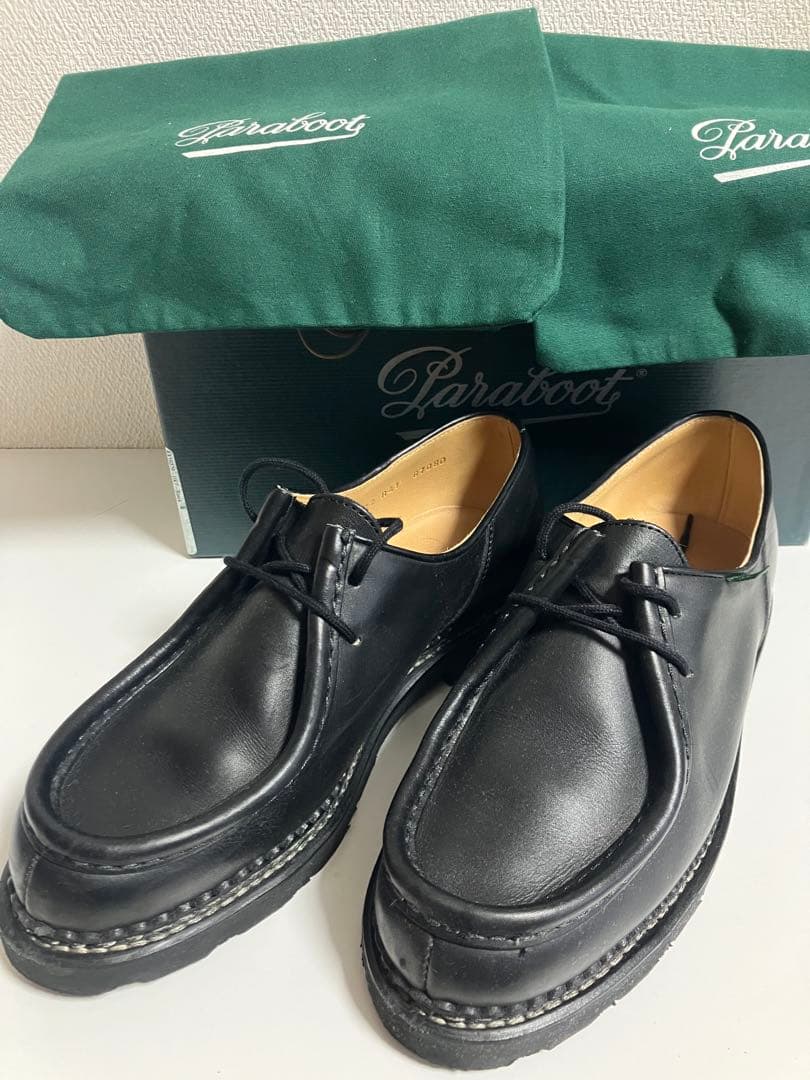 PARABOOT MICHAELパラブーツ ミカエル EU41 UK7 ブラック