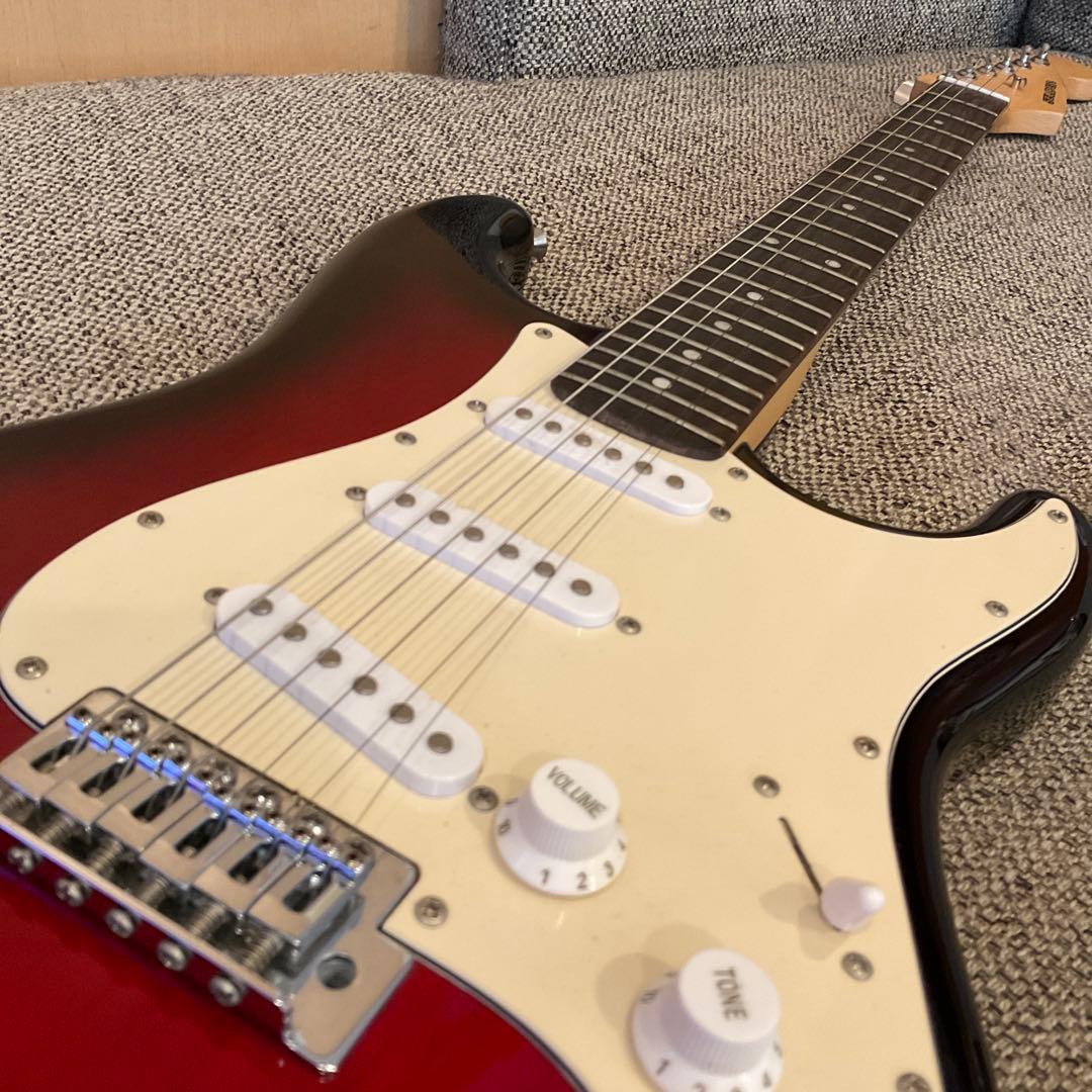 け*ん様 美品 エレキ ギター　ストラトキャスタータイプ　SELDER　パープル