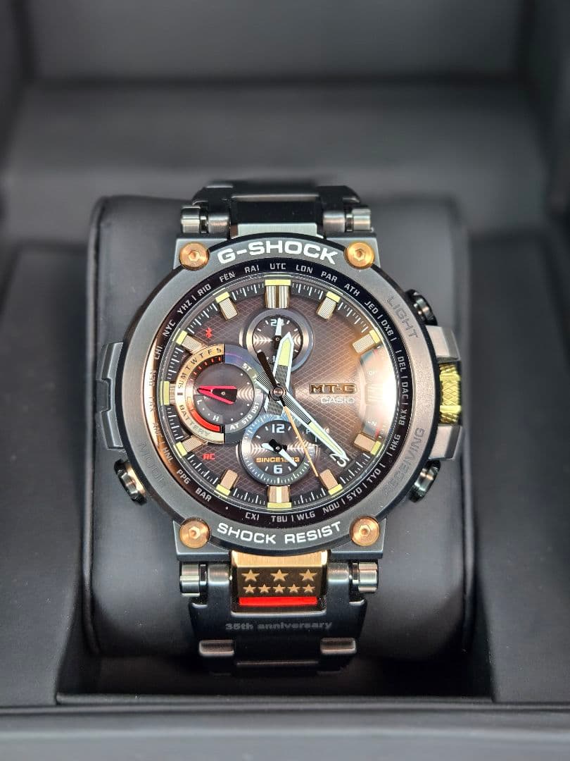 極美品 G-SHOCK MTG-B1000TF マグマオーシャン