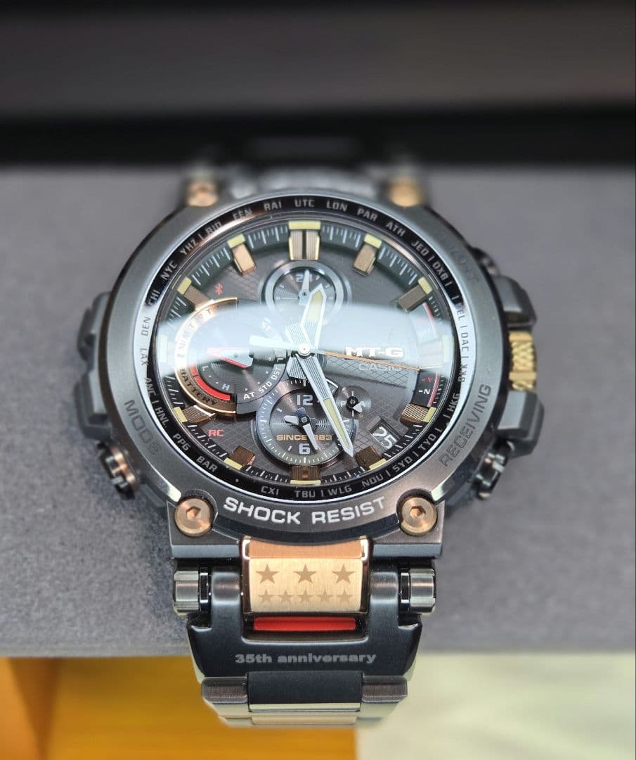 極美品 G-SHOCK MTG-B1000TF マグマオーシャン