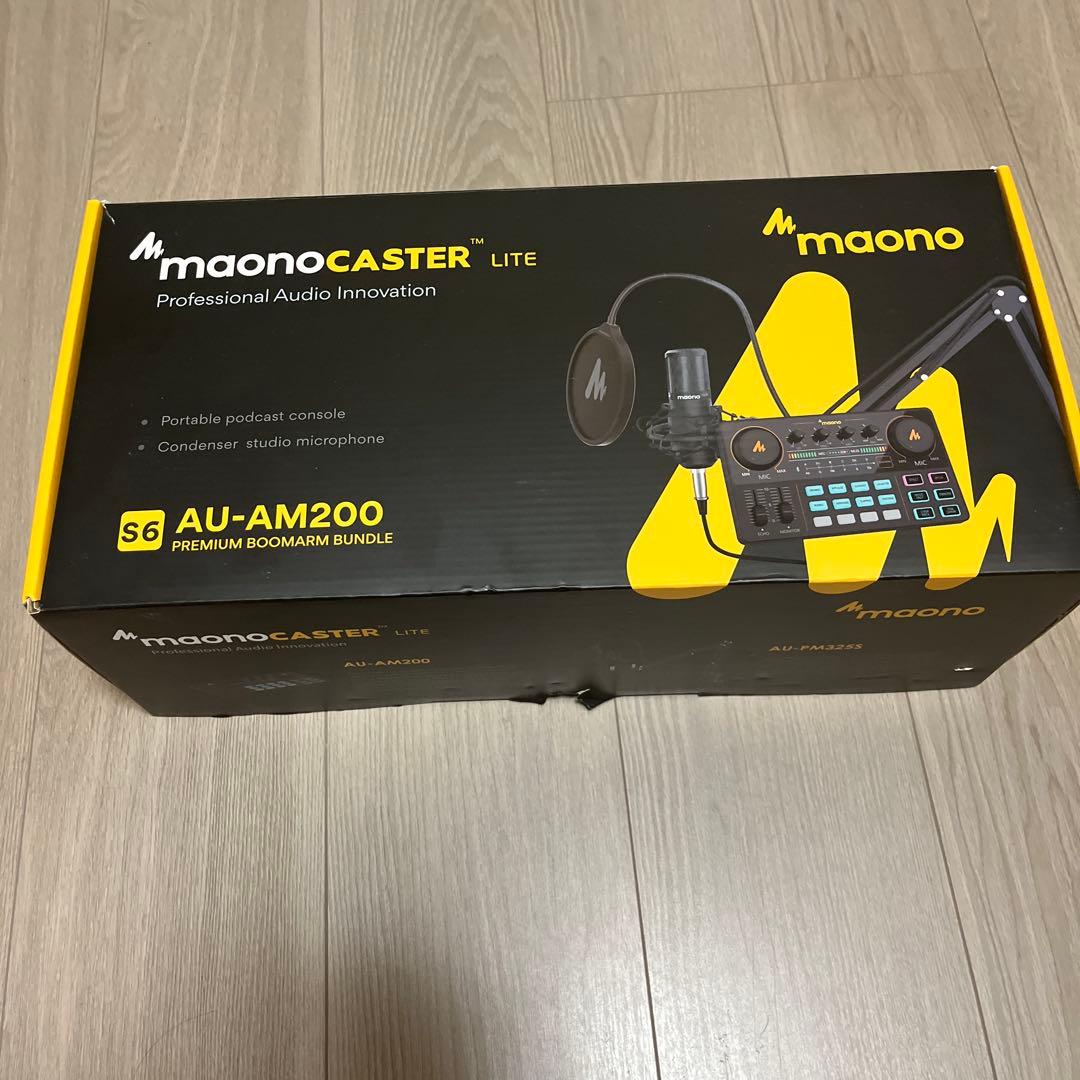 Maono S6 マイク付きオーディオインターフェース 配信・ポッドキャスト用