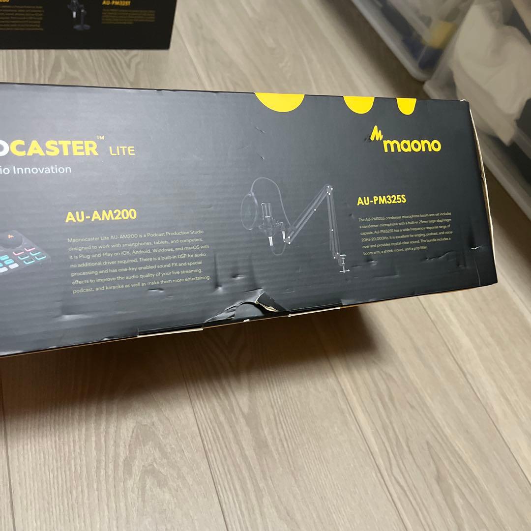 Maono S6 マイク付きオーディオインターフェース 配信・ポッドキャスト用