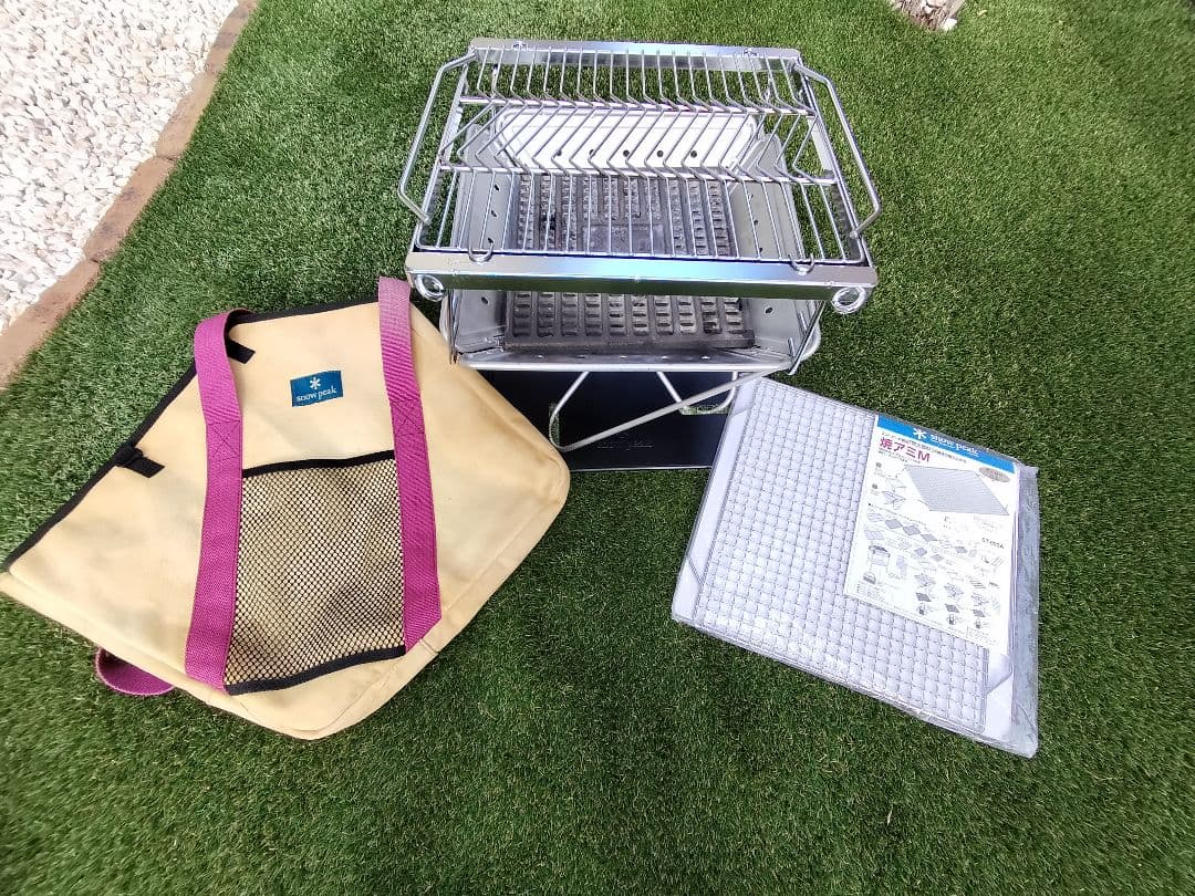 ☆希少・M初期型☆８点セット☆peak　スノーピーク　焚火台M