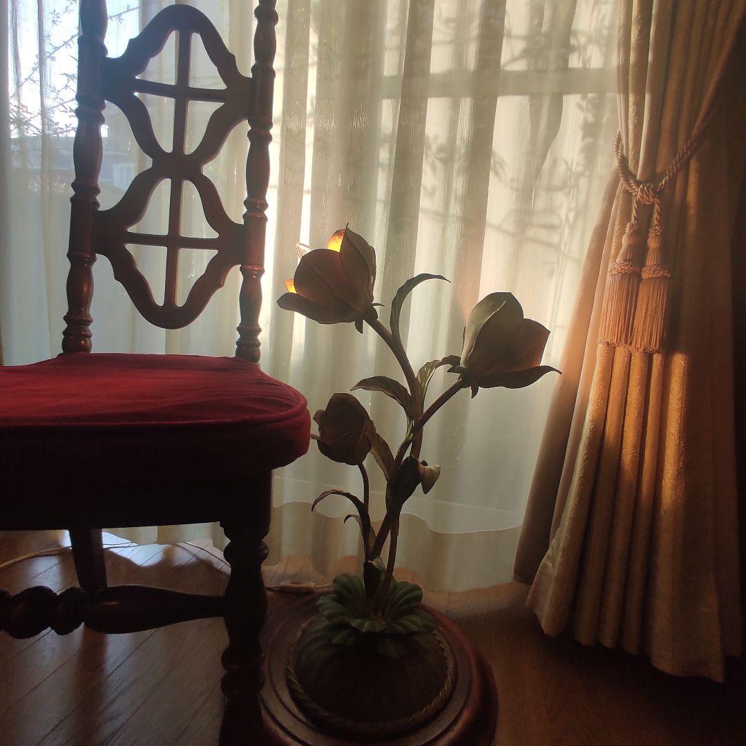 アンティーク　イタリア　フランス　アイアン　スタンドライト　ガーデニング　鉄