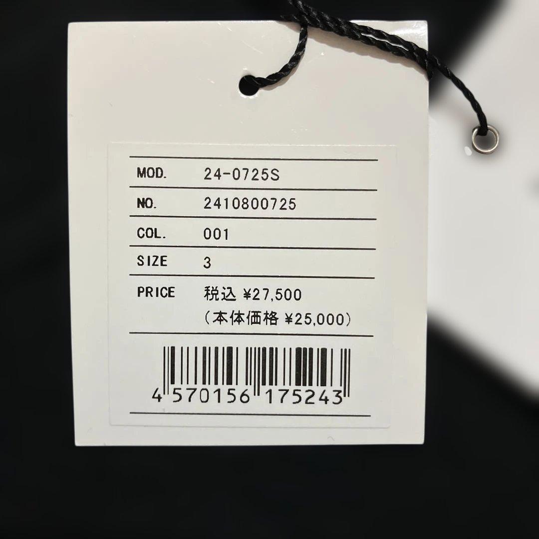 sacai Carhartt WIPコラボ　サイドジップ付きブラックTシャツ