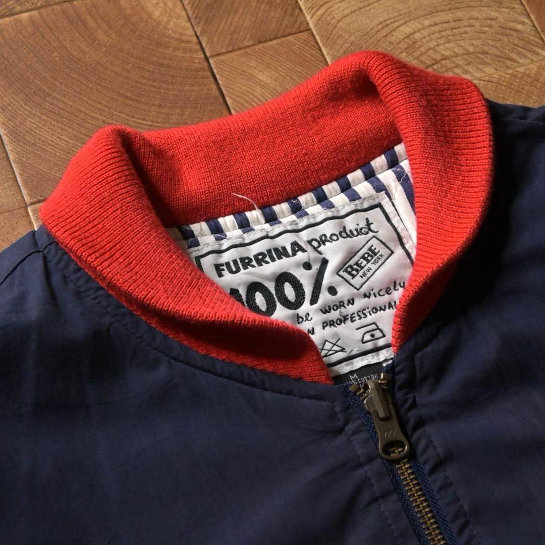 8*n様 90s 香港製　BEBE NEW YORK　スイングトップ　ブルゾン