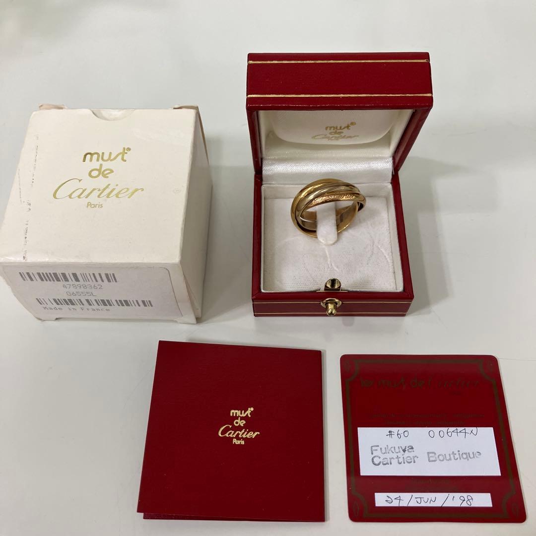 正規品 カルティエ トリニティ リング 10.3g ヴィンテージ
