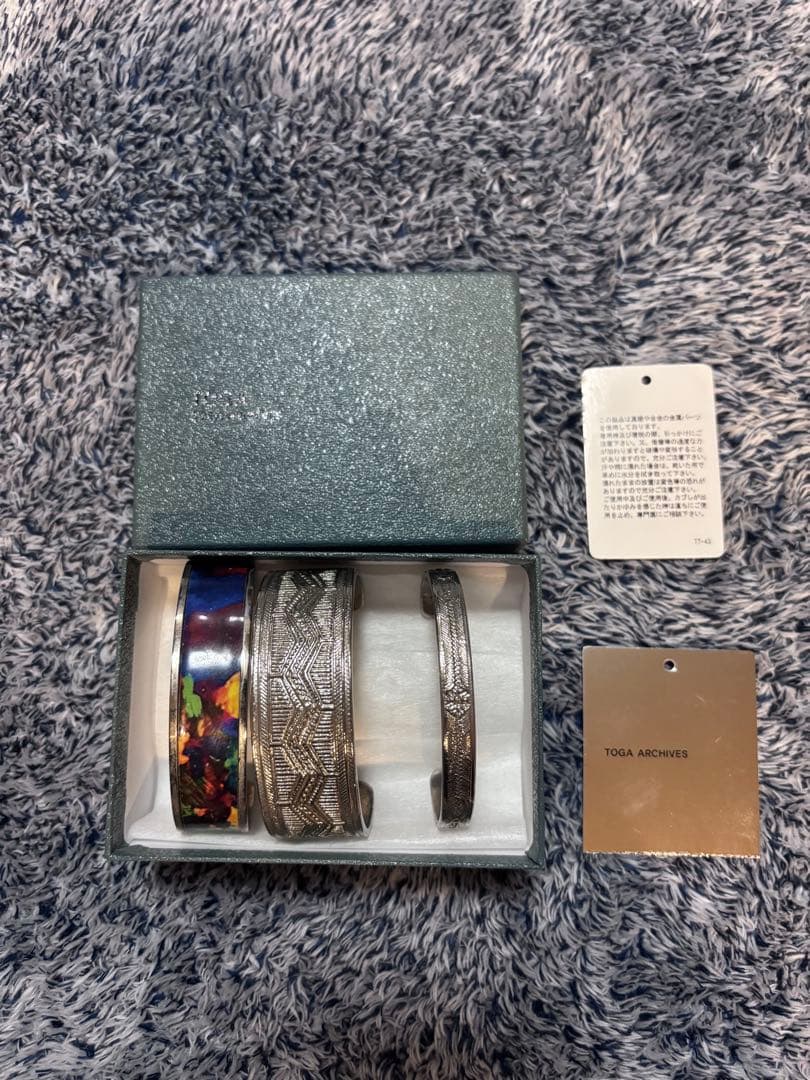 Toga Archives バングル 3点セット　トーガ　シルバー　アクセサリー