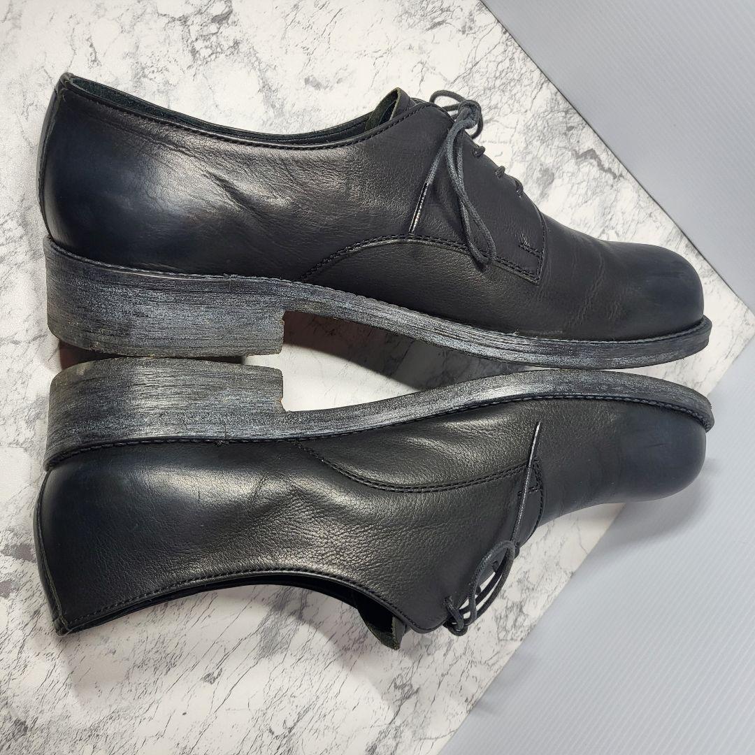 PADRONE パドローネ　プレーントウ　ブラック　25cm相当