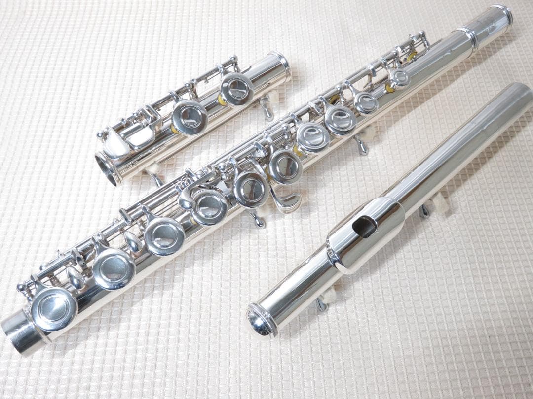 全タンポ＆ヘッド・コルク交換済　フルート　頭部管銀製　ヤマハ　YFL-31