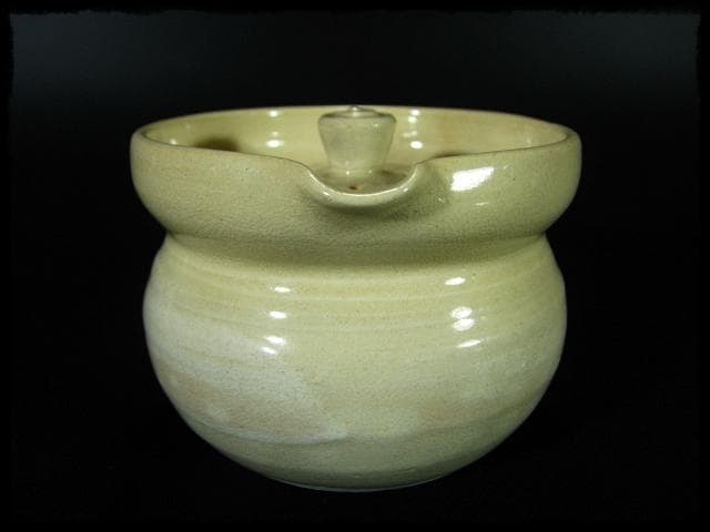 12代 田原 陶兵衛 萩 宝瓶 茶碗２客 茶器 湯呑 茶道具 煎茶  c258