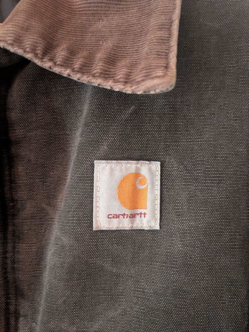 Carhartt トラディショナルジャケット　古着　短丈 ブラック