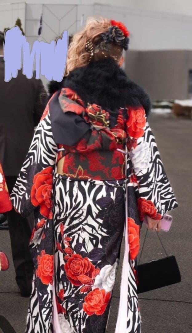 振袖セット　髪飾り　バッグ草履等