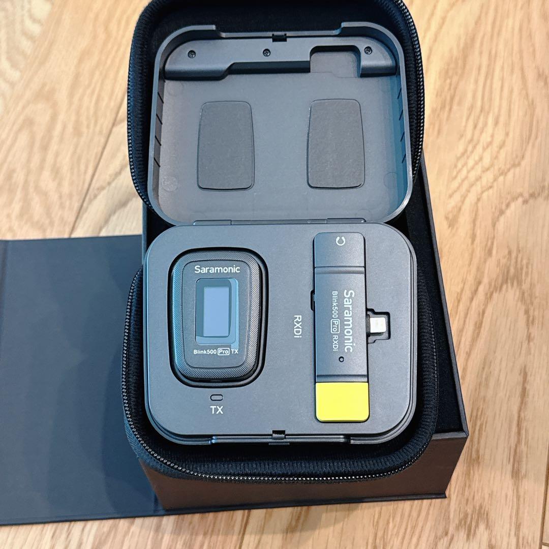 ワイヤレスマイクシステム 送信機1台+受信機1台セット ブラック