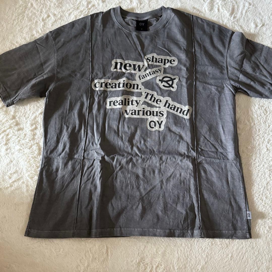 OY PIGMENT PINTUCK LOGO tシャツ　高尾颯斗　ワンエン