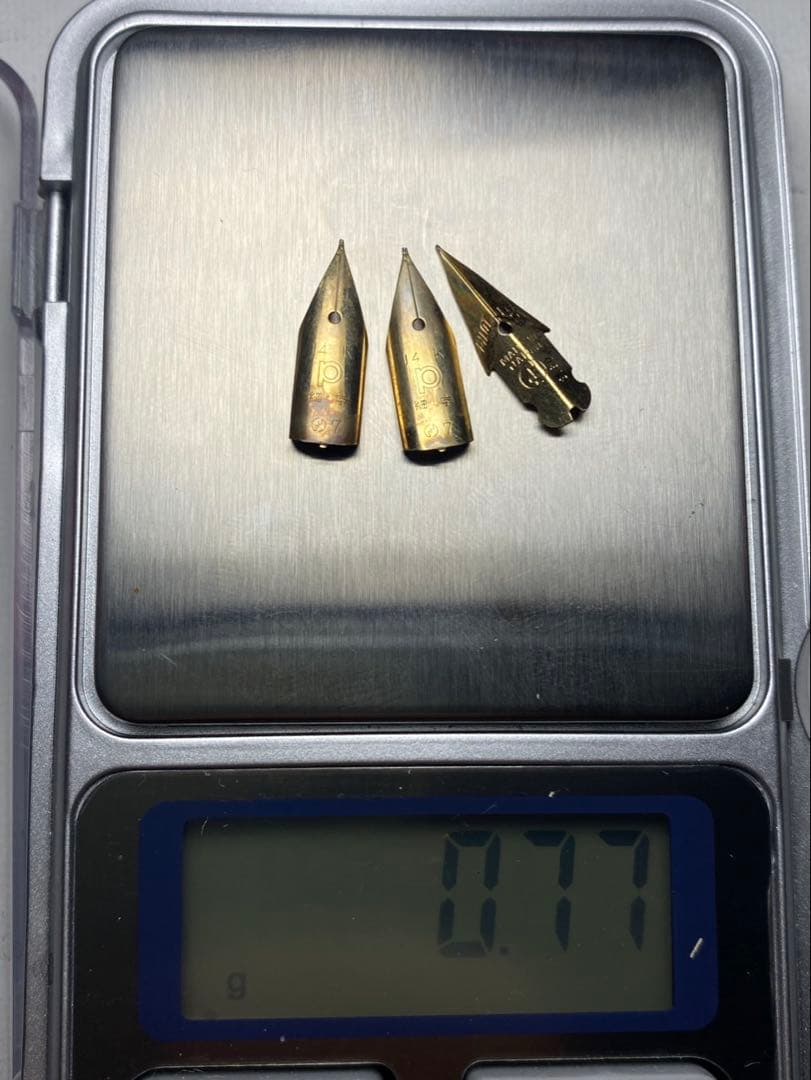 No.103 金無垢14K 0.77g 18k 0.18g 金 24K 純金