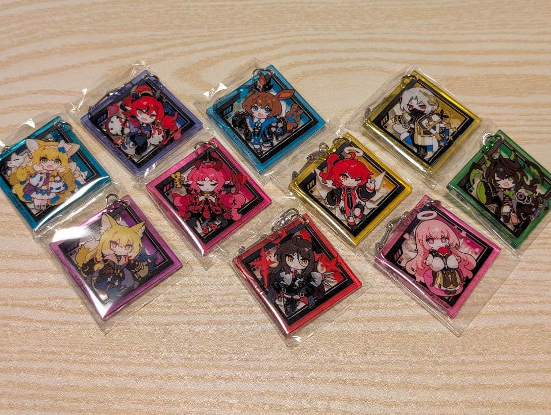 アークナイツ 会場限定ガチャ　アクリルキーホルダー フルセット