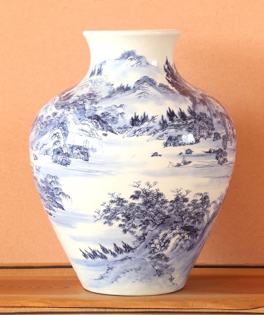 有田焼 猿川谷 山徳窯 大花瓶