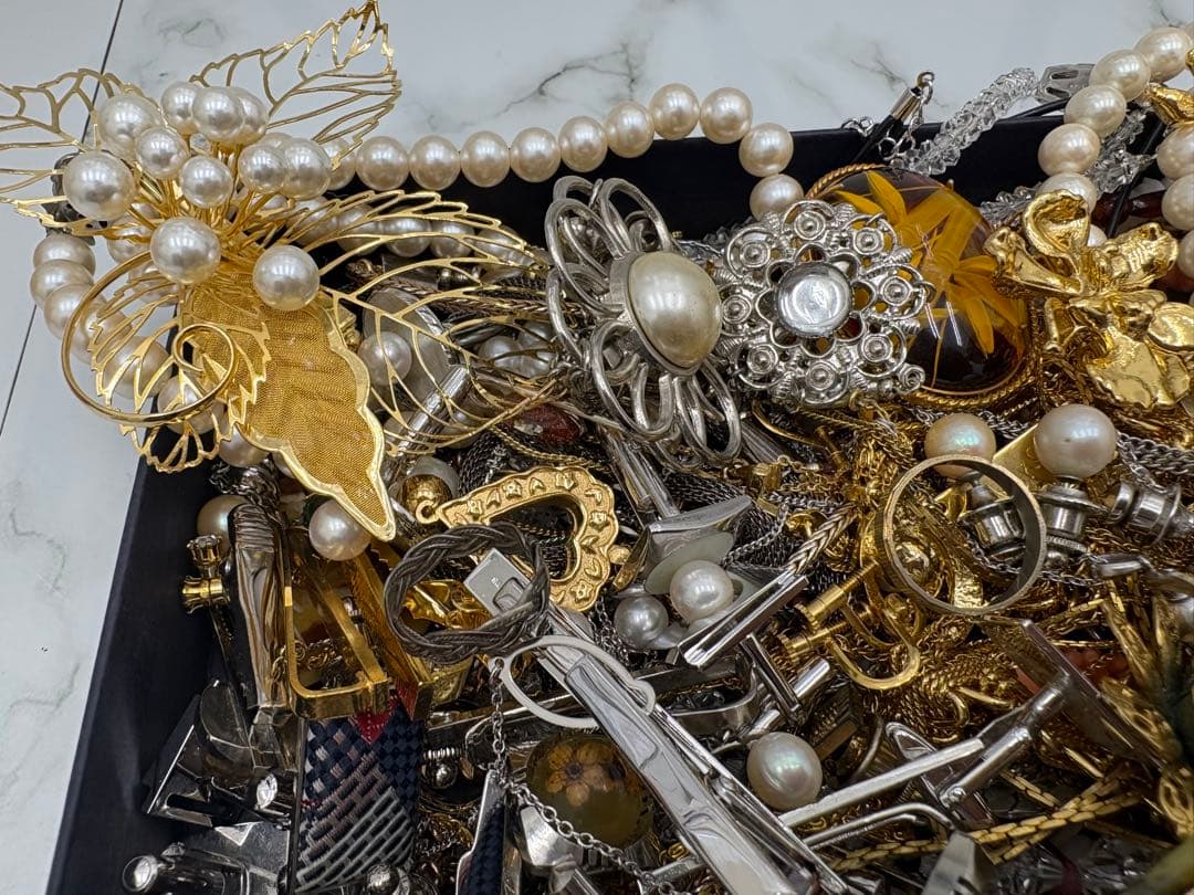 アクセサリー パール 石 ゴールド シルバー まとめ売り