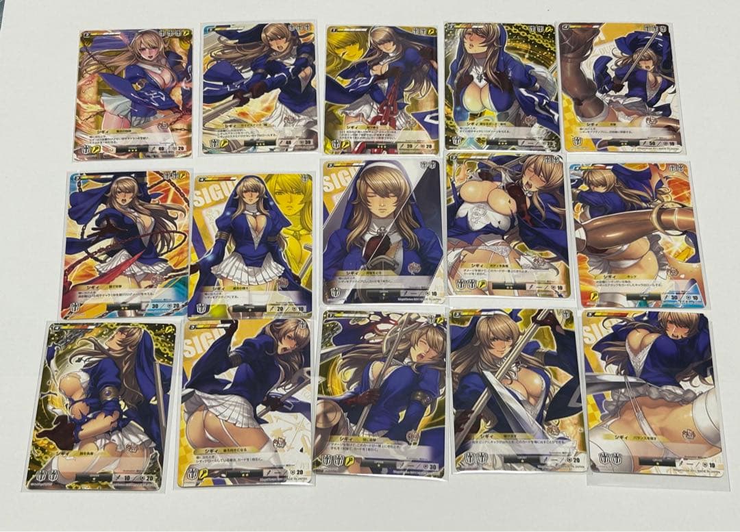 クイーンズブレイド　リベリオン　デュエルシステム　シギィ　　まとめ売りセット