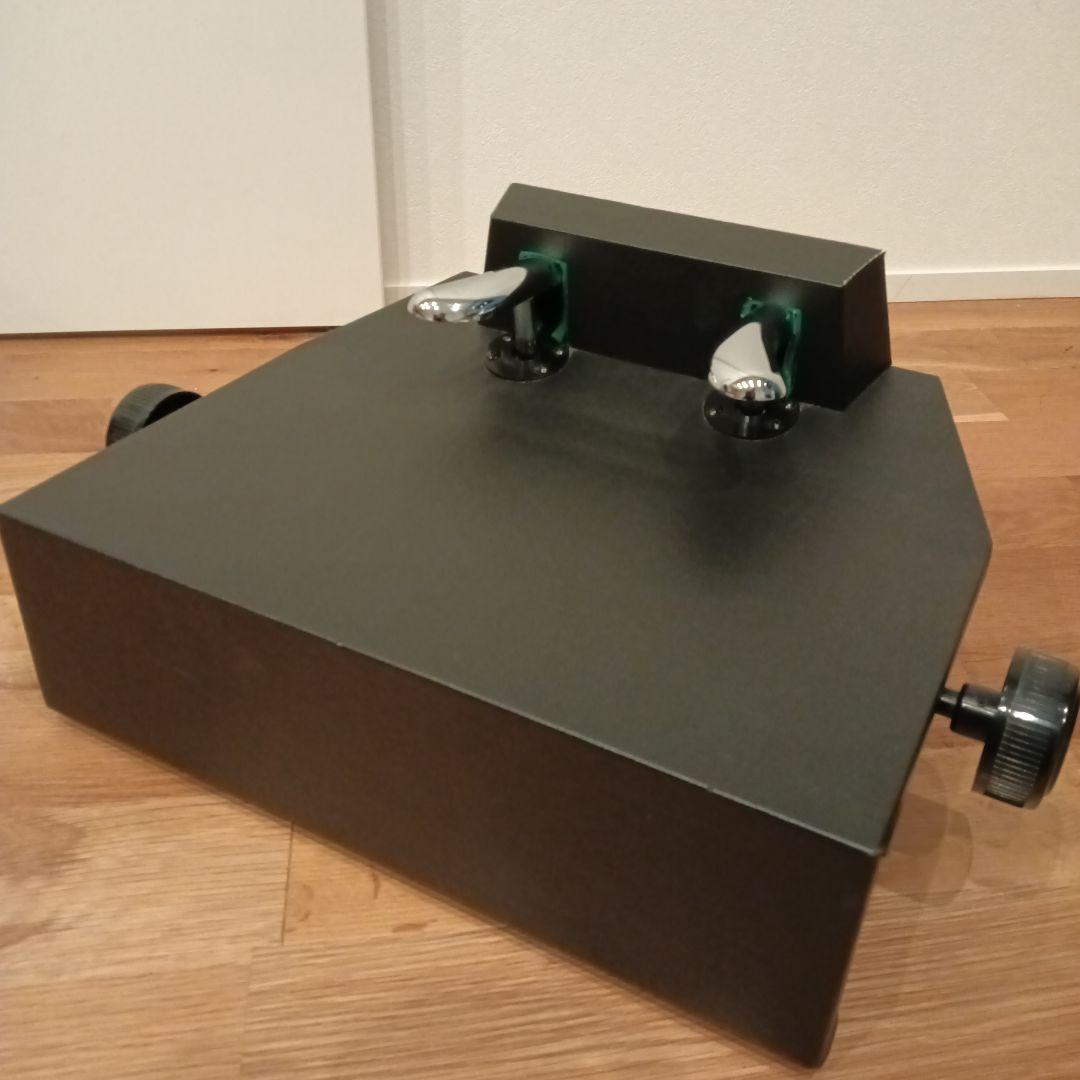 ピアノ補助ペダル　黒　足台