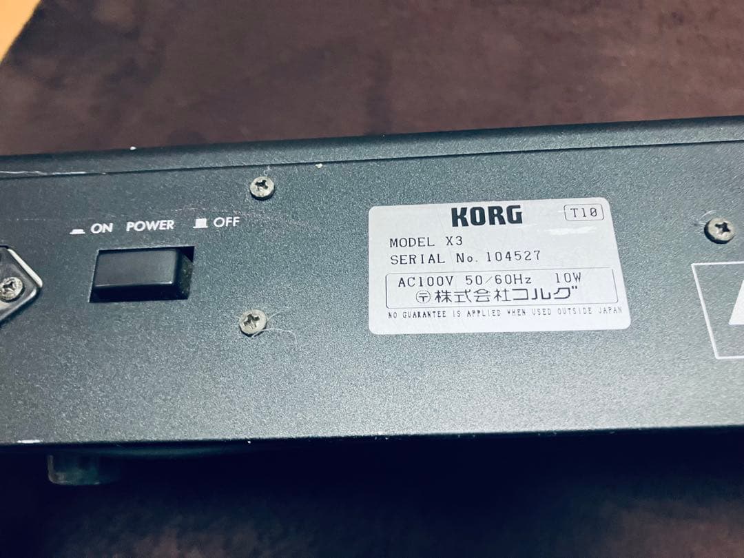 名機　KORG X3 シンセサイザー電子ピアノ中古
