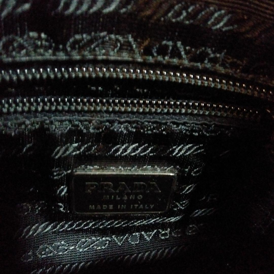 ビターチョコ様PRADA ブラック ナイロン ハンドバッグ