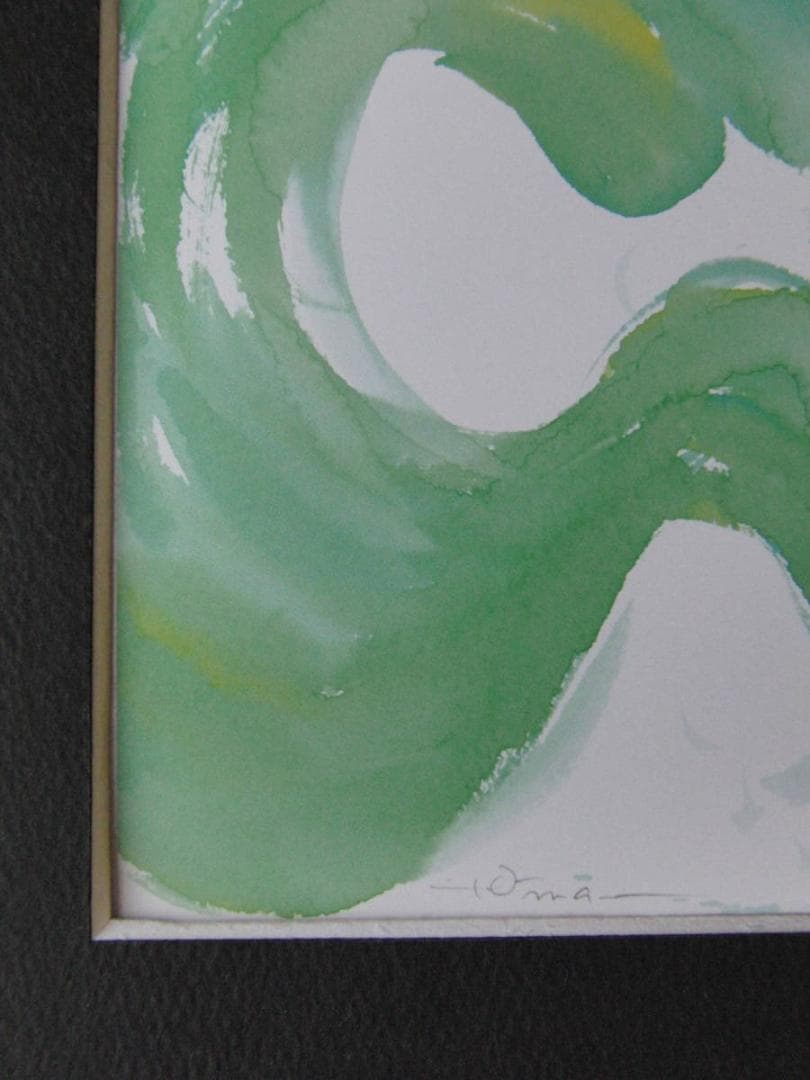 天野喜孝、希少な額装用画集より、新品額装付、状態良好