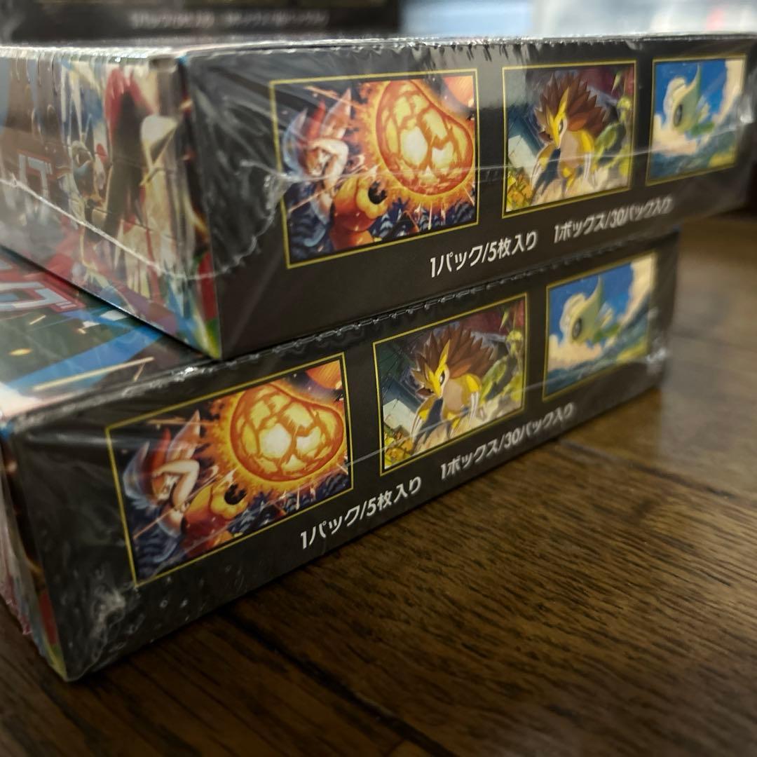 ポケモンカードメガブレイブメガシンフォニア　新品未開封シュリンク付計5BOX