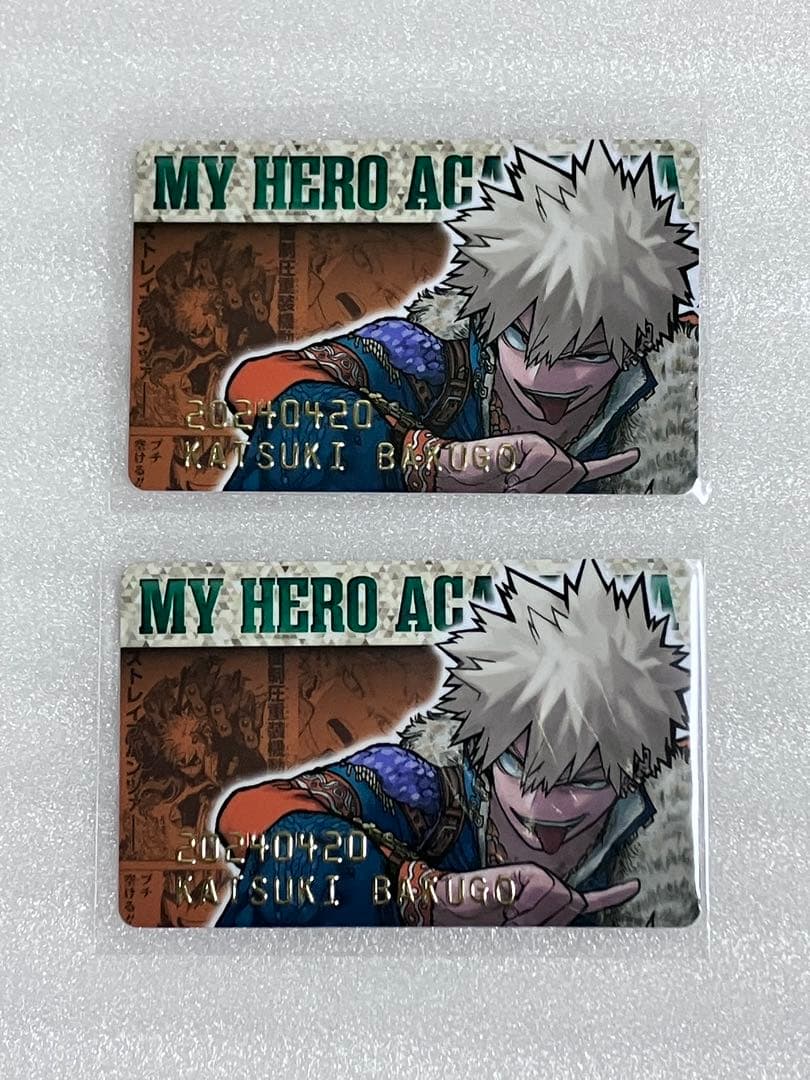 ヒロアカ 爆豪勝己 バースデイコレクションカード2024 十傑