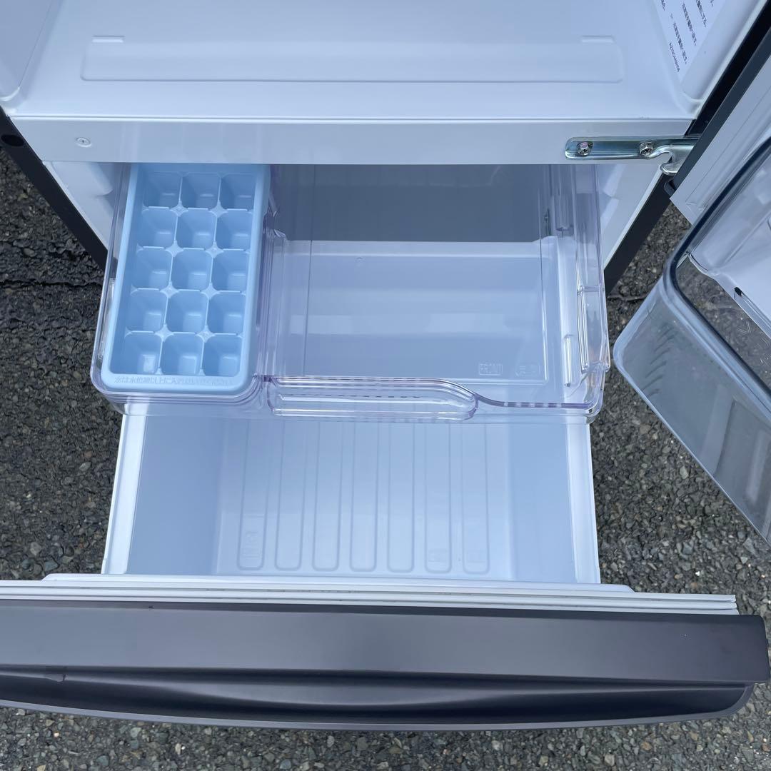 三菱2024年製146L冷蔵庫 マットチャコール 極美品 送料/設置無料