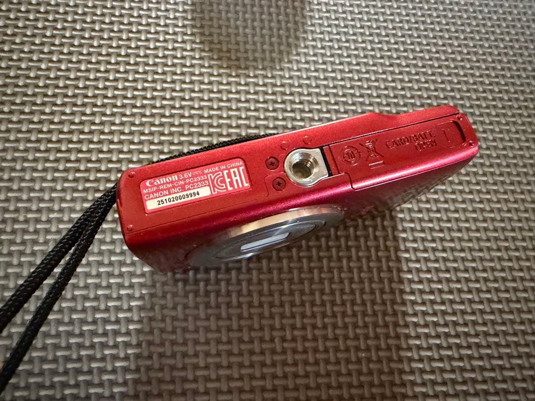 Canon IXY レッド 充電器付き