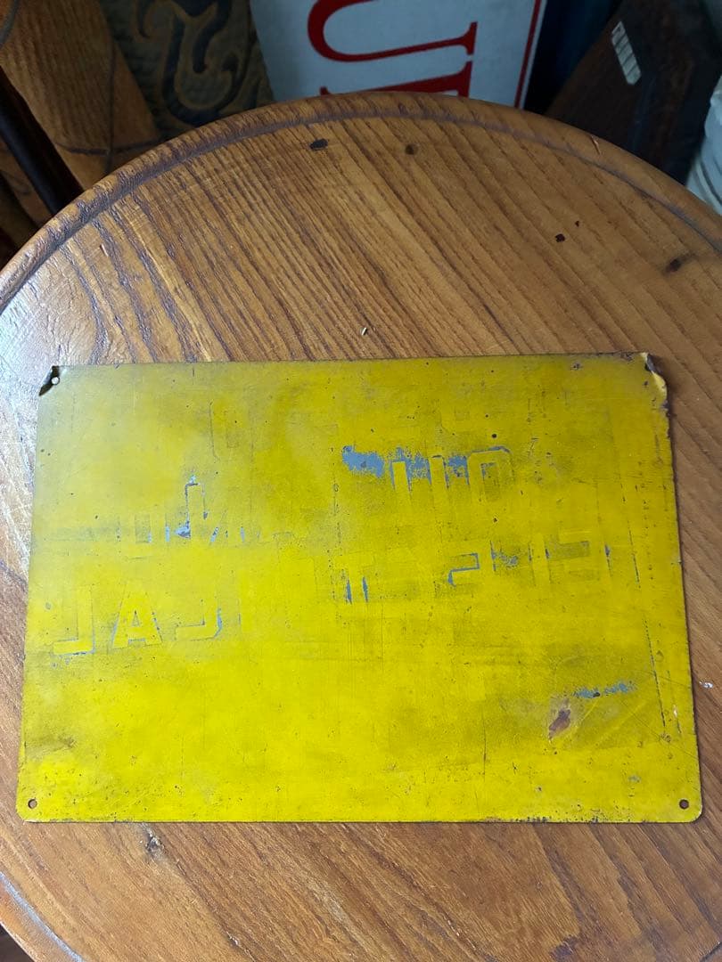 アンティーク　メタル　サイン　プレート　街角　看板　FIRE　レア　アメリカ