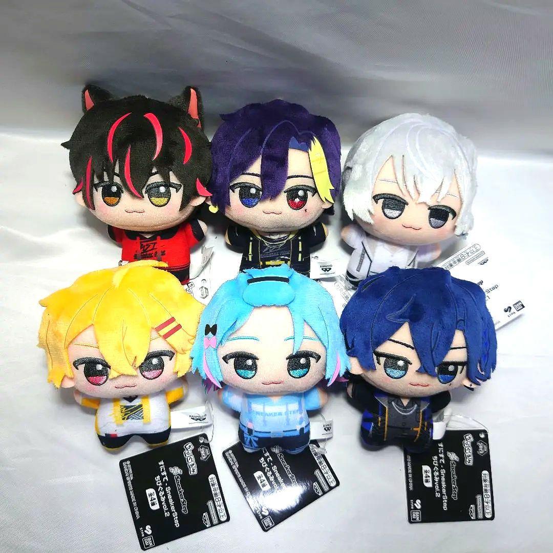 すにすて ゆたくん らお にしき だいきり たちばな やなと ちびぐるみ セット