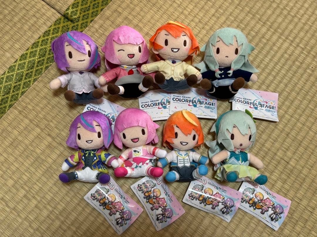 プロセカ　ワンダーランズ×ショウタイム（ワンダショ）　ふわぷちぬいぐるみ