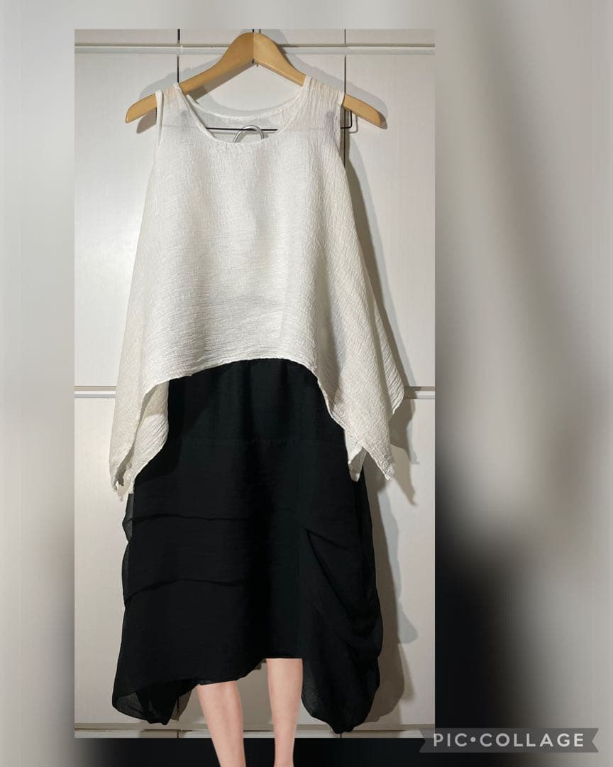 イッセイミヤケ 黒 ドレープスカート me by issay miyake