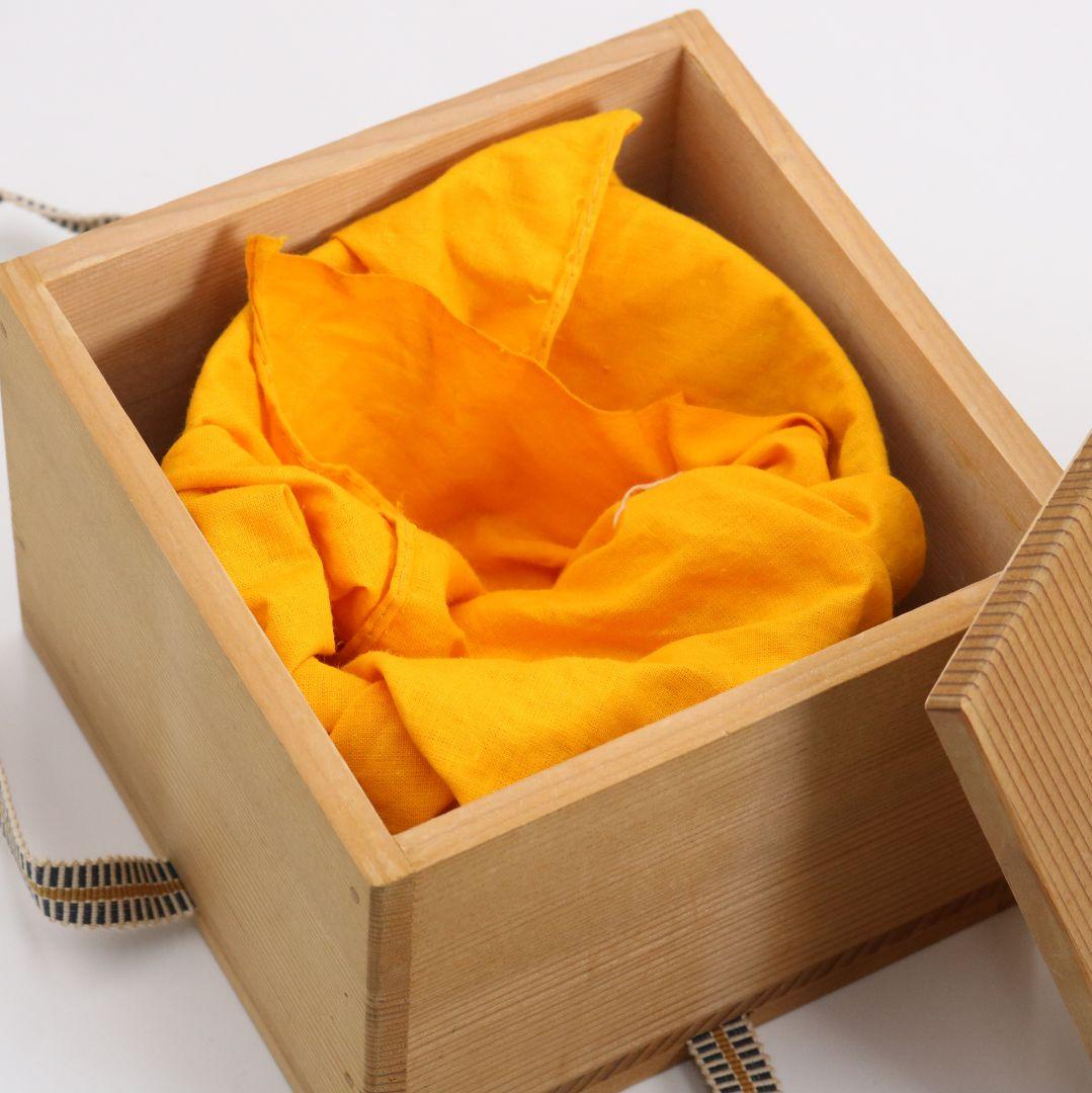 清閑寺窯 杉田祥平作 色絵山間の坂道画 茶碗 茶道具 共箱　C893