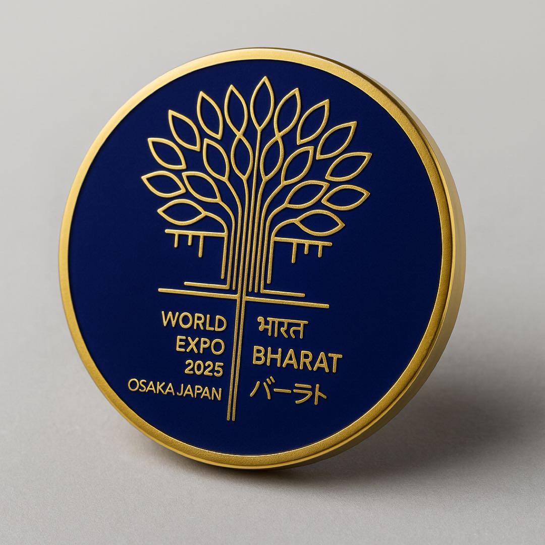 バーラト館　インド　非売品ピンバッジ 大阪関西万博2025プレミアム金彩エナメル